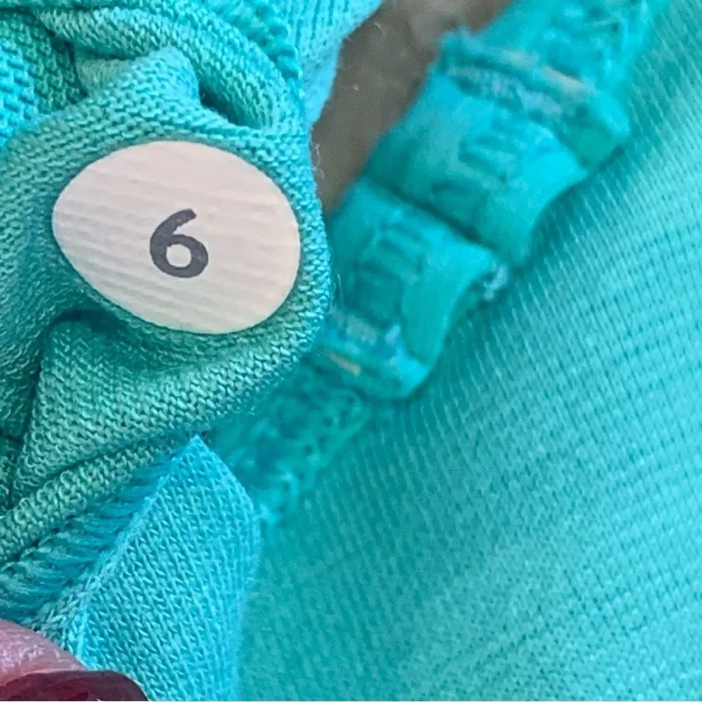 Lululemon Run With The Sun Bra Size 6 Bali Breeze